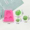 3 Cavities Silicone Mold Wedding Party Holiday Dining Bar Cafe Candy Jelly Chocolate Cake Decor DIY Baking Mould