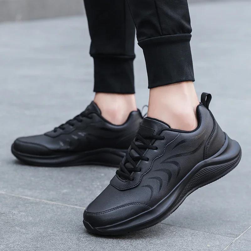 2025 Men's Casual Breathable Sports Walking Shoes Comfortable Outdoor Simple Design Sneakers for Active Lifestyle