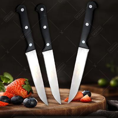 5.5 inç Paslanmaz Çelik Siyah Meyve Bıçağı Mutfak Soyma Kesme Bıçağı Sebze Bıçağı Mutfak Pişirme Şef Bıçağı için Mükemmel