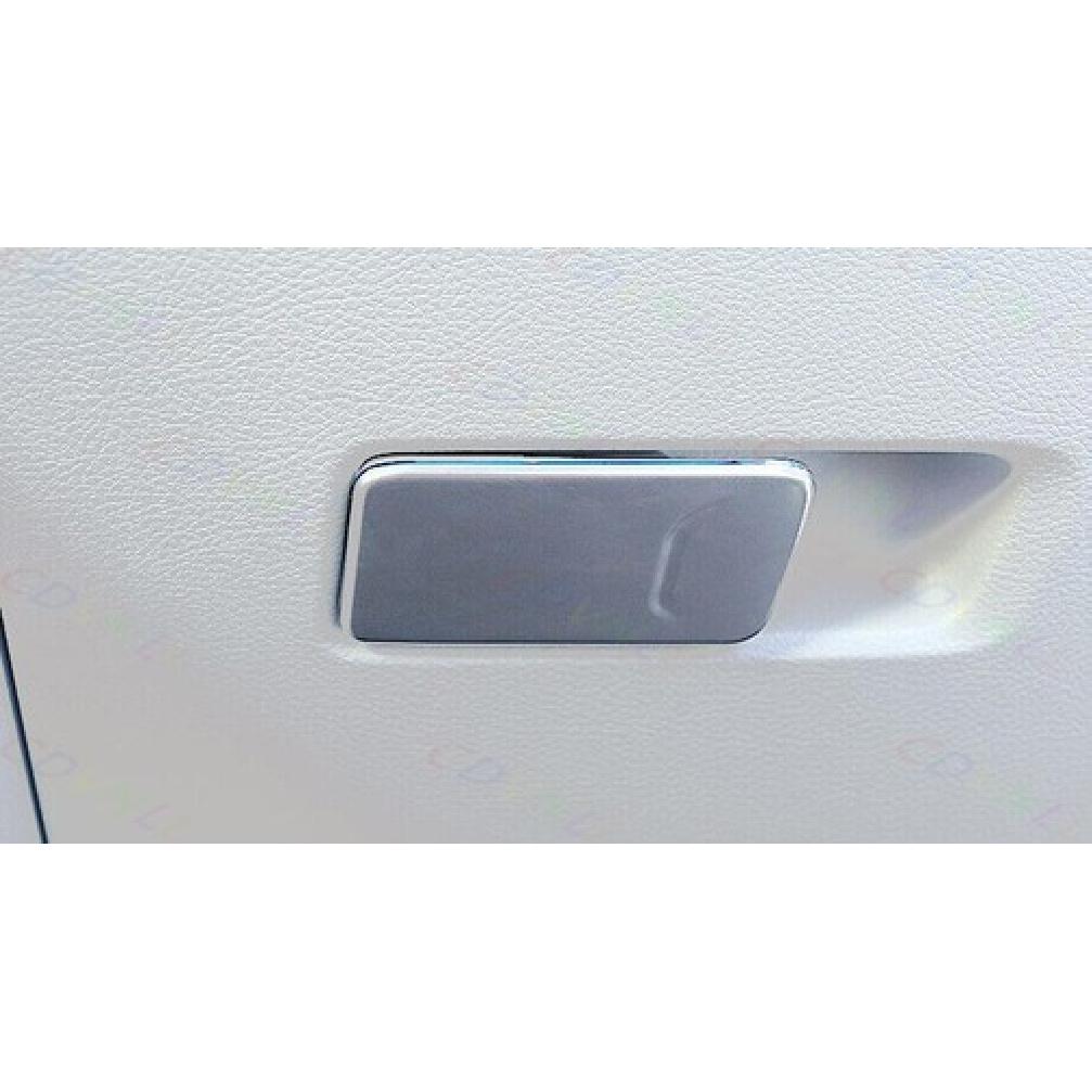 Co-Pilot Storage Box Handle Frame Trim For Jeep Renegade 2015- Matte Silver