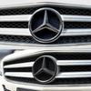 VRF2   ABS Car Front Grille Emblem Decal Cover Accessories for Mercedes Benz W204 W205 W210 W211 W212 W213 C E Class GLA GLK ML GLC GLE