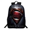 Stylish Cartoon Print Softback Fashion Super Hero Backpack For Kids