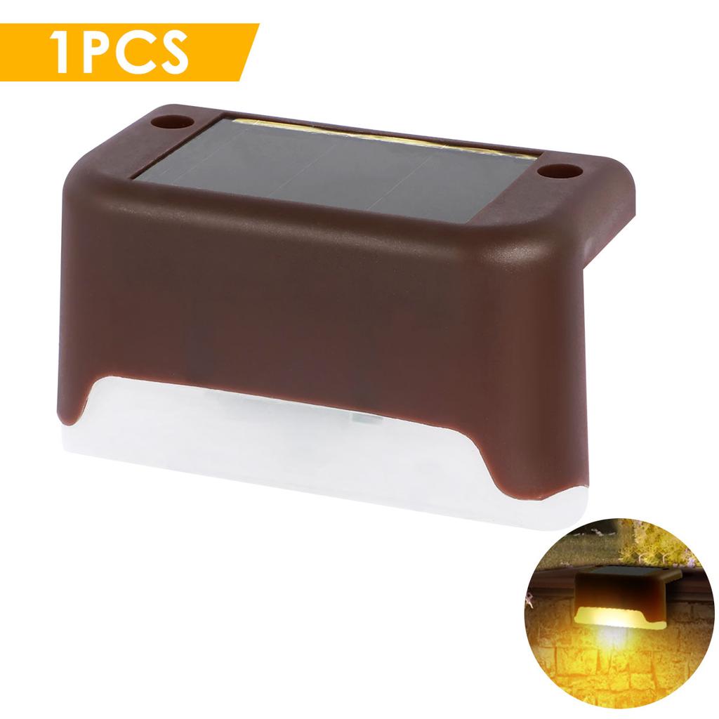 Outdoor Stair Solar Light IPX 65 Waterproof Garden Step LED Solar Lamp for Yard Railing Fence Pathway Patio Lawn Decor 1-16Pcs