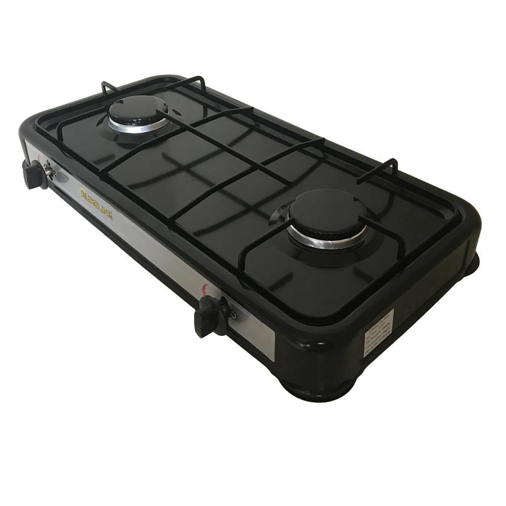 Европейский стиль Простая двухконфорочная маленькая плитаПортативная настольная газовая плита Бытовая кухонная утварь Газовая плита
