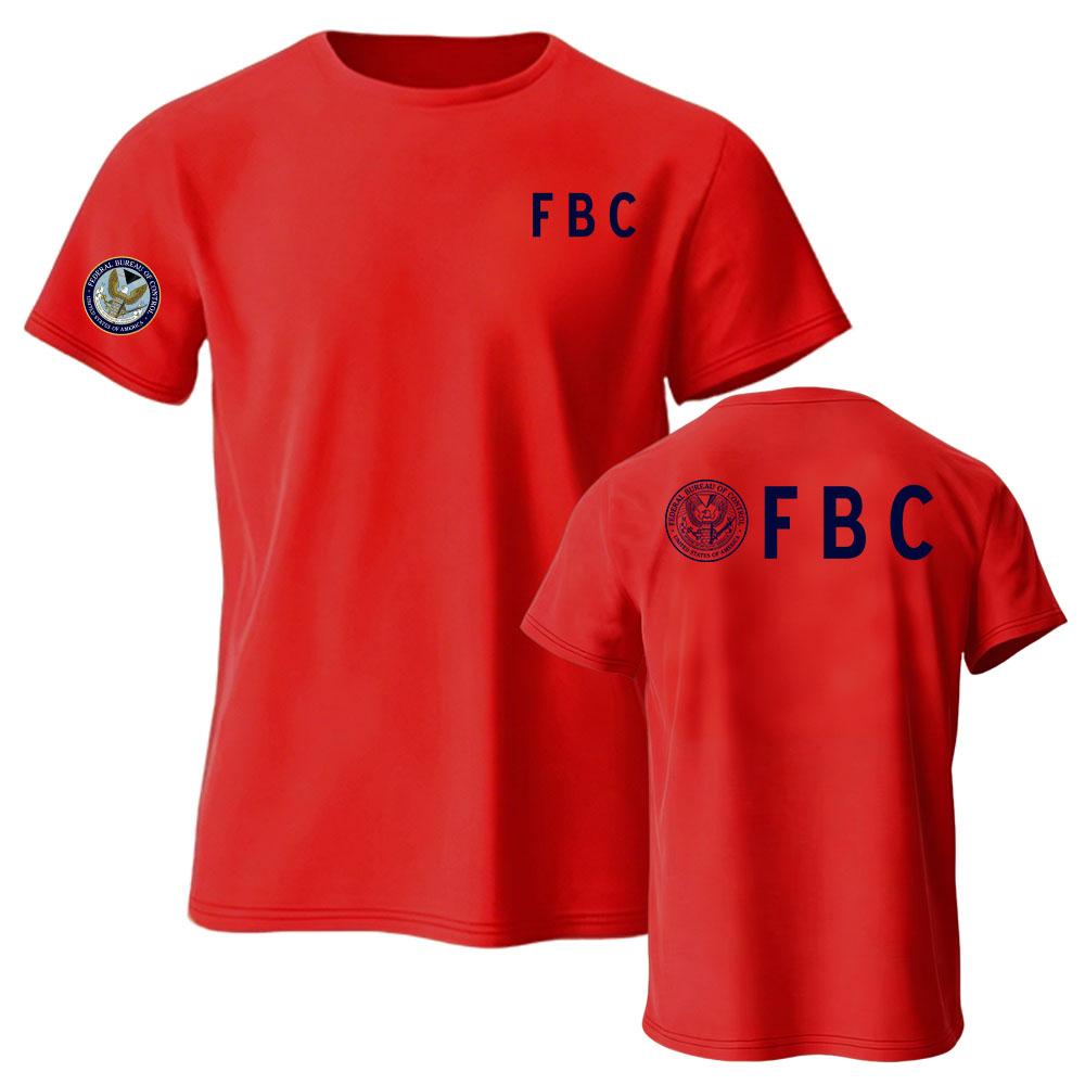 Unisex Streetwear FBC Federal Bureau of Control Tee Short Sleeve Loose O-neck T-shirt Fashion Summer Casual Male Tshirts Merch