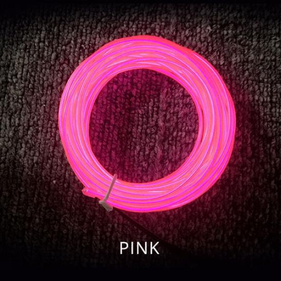 LED Strip 1M 2M 3M 4M 5M 10M 20M Neon Light Light Ribbon LED String Flexible Wire Rope Tube Waterproof With AA Battery