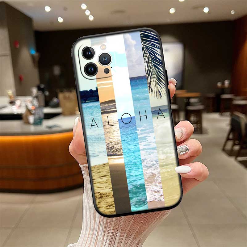 NH8 Beach Aloha Tree Summer Case for Motorola Edge 60 60s 70 G86 G56 G54 E14 G04S G45 G54 G64 S30 S50 X30 X40 X50 Pro Power