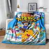 Digimon Cartoon Printed Blanket Flannel Warm Blankets Soft and Comfortable Blanket Bed Linings Cubre Cama Birthday Gift
