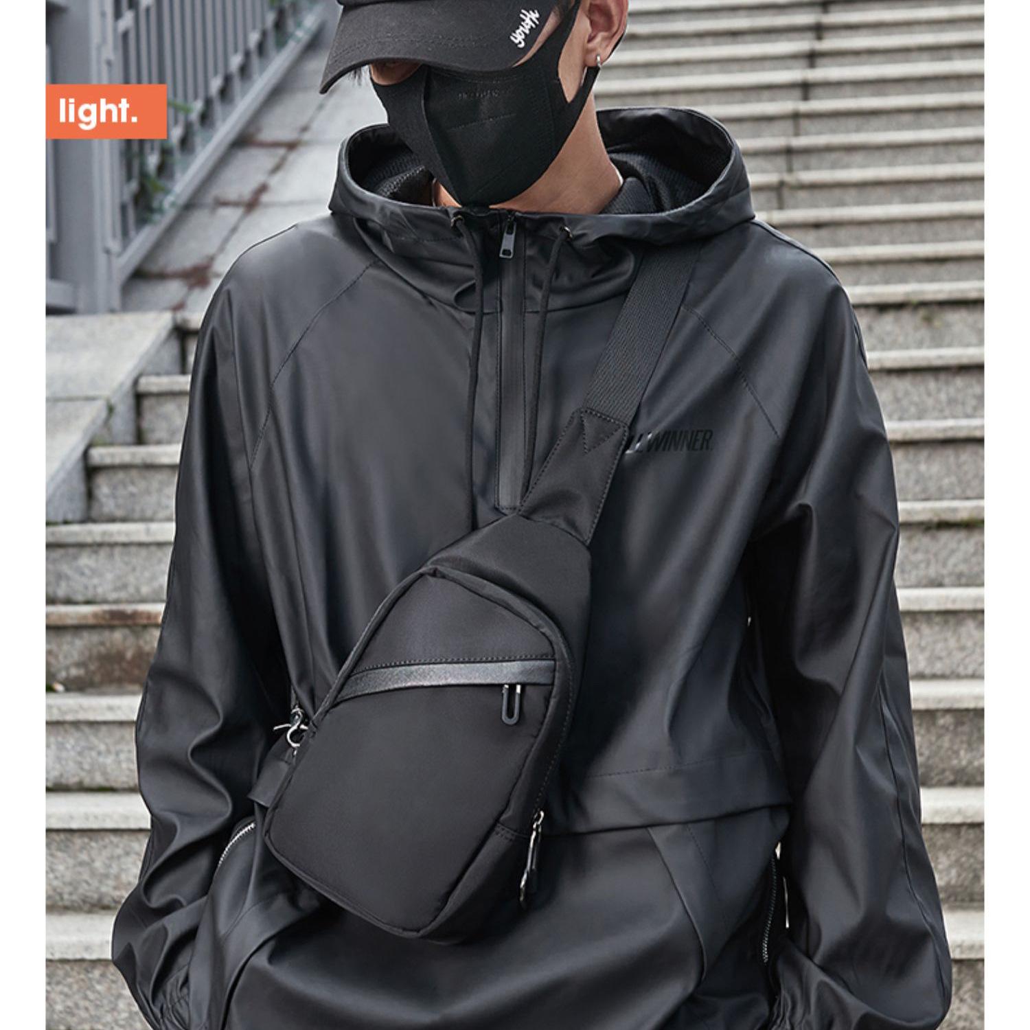 

Мужская модная многофункциональная сумка-слинг через плечо - Универсальный повседневный рюкзак на грудь