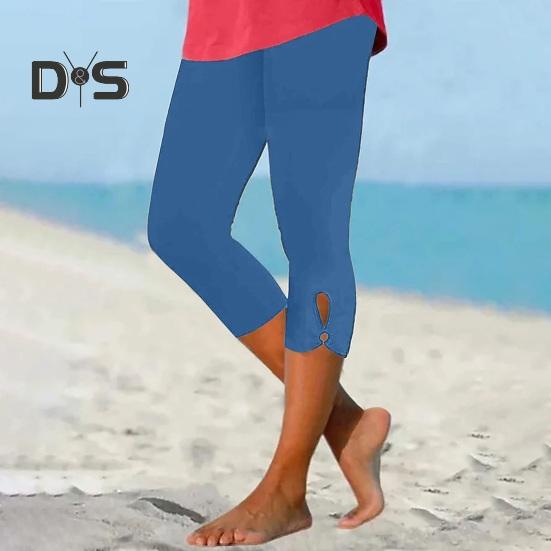 Γυναικεία Κάπρι Παντελόνια Γιόγκα Κάπρι Κολάν Ψηλόμεσα Ελαστικά Παντελόνια Συμπίεσης για Προπόνηση Αθλητικό Τρέξιμο Γιόγκα Ταξίδια