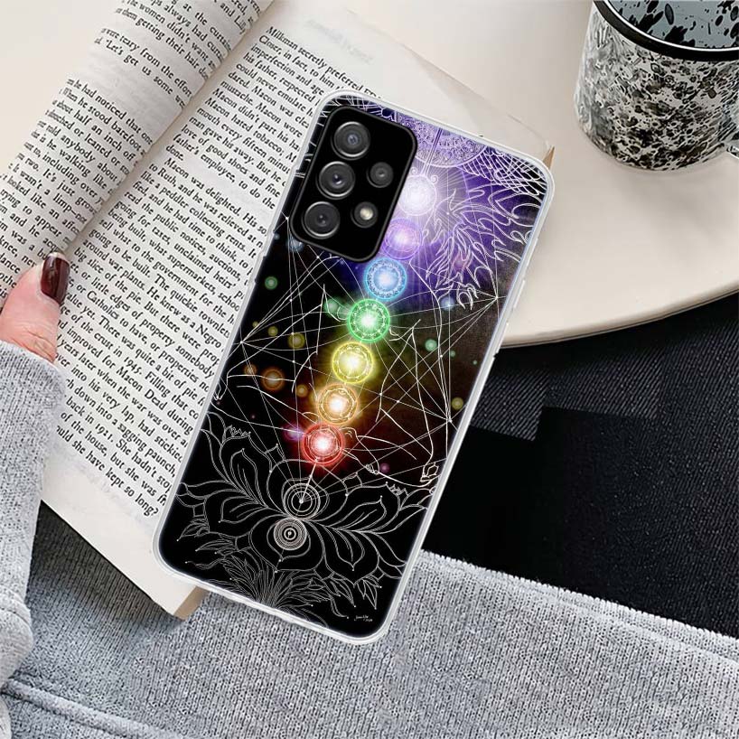 Aum Om Yoga Phone Case for Samsung Galaxy A17 A16 A15 A14 A13 A57 A56 A55 A54 A53 A37 A36 A35 A34 A33 A26 A25 A24 A23 Galaxy A16