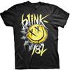 Blink182 T Shirt Big Smile Arrows Officially Licensed Unisexs Black Pop Punk Merch
