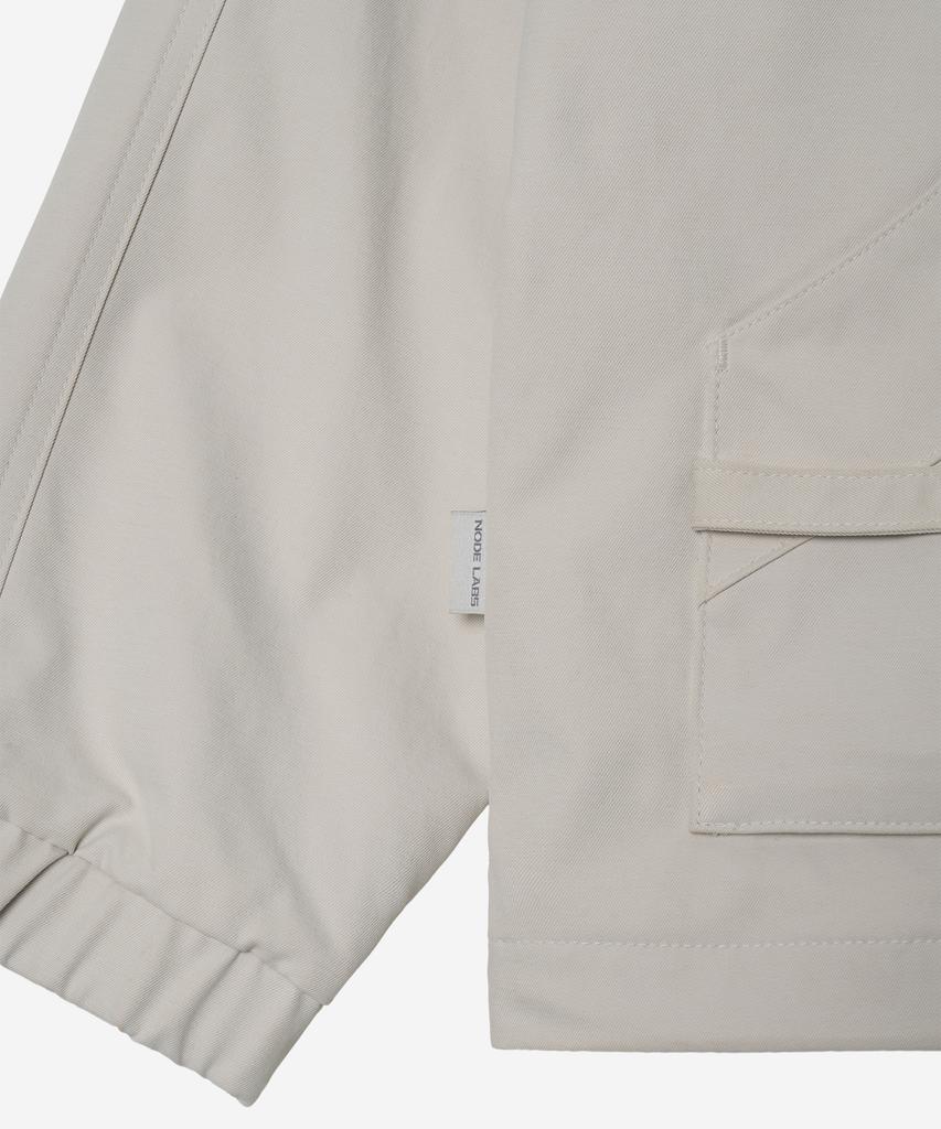NODE LABS Dev:12 2Way Rivet Hood Jacket_Padded White