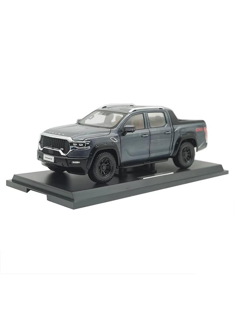 1: 18 original FOTON TUNLAND V off-road vehicle pickup alloy simulation car model collection gift toy
