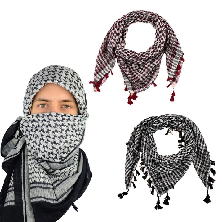 Lightweight Arab Shemagh Scarf Arabian Dubai Desert Neckwrap Tactics Facecovers