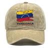 Venezuela Flag Sun Protect Hat Adjustable Strap Solid Color Cotton Outdoor Casual Baseball Cap Unisex Summer Hat Breathable