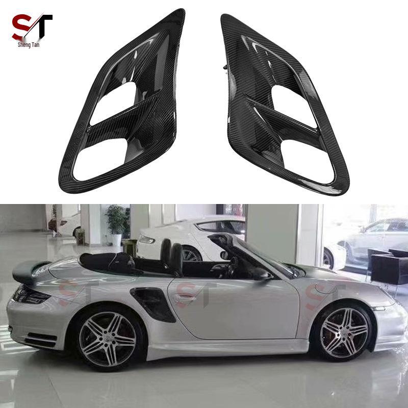 Porsche 911 997 Turbo Carbon Fiber Rear Air Side Vent Body Kit