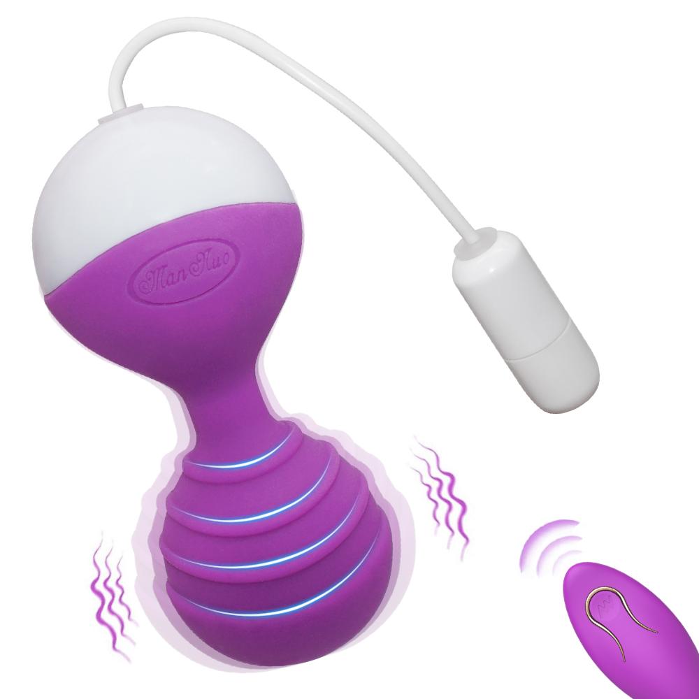 Wireless Remote Control Vaginal Ball Vibrator 10 Speeds Kegel Ball Vibrating Eggs G Spot Stimulator Vibrators Sex Toys Women Vibrating Egg Masturbator