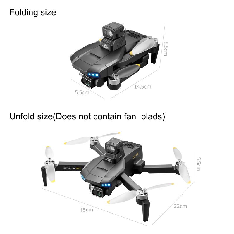 S+ UAV GPS Professional HD Aerial Double Shot Omnidirectional Obstacle Avoidance UAV Halloween, Thanksgiving, Christmas, Gifts