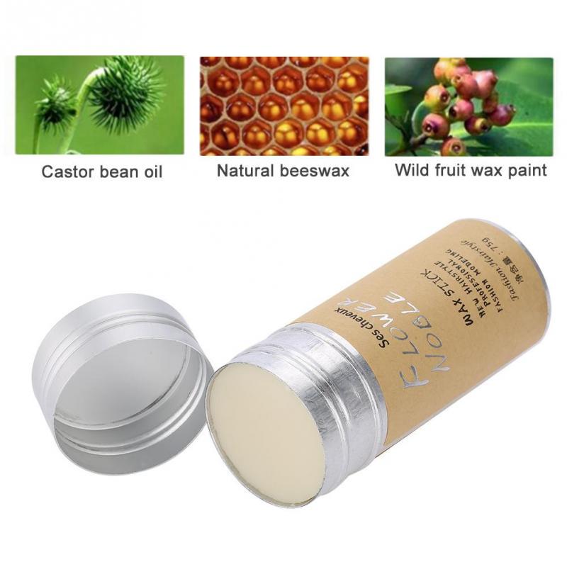 Buy 75g Natural Hair Wax Water Based Hair Styling Pomade Hair Modeling