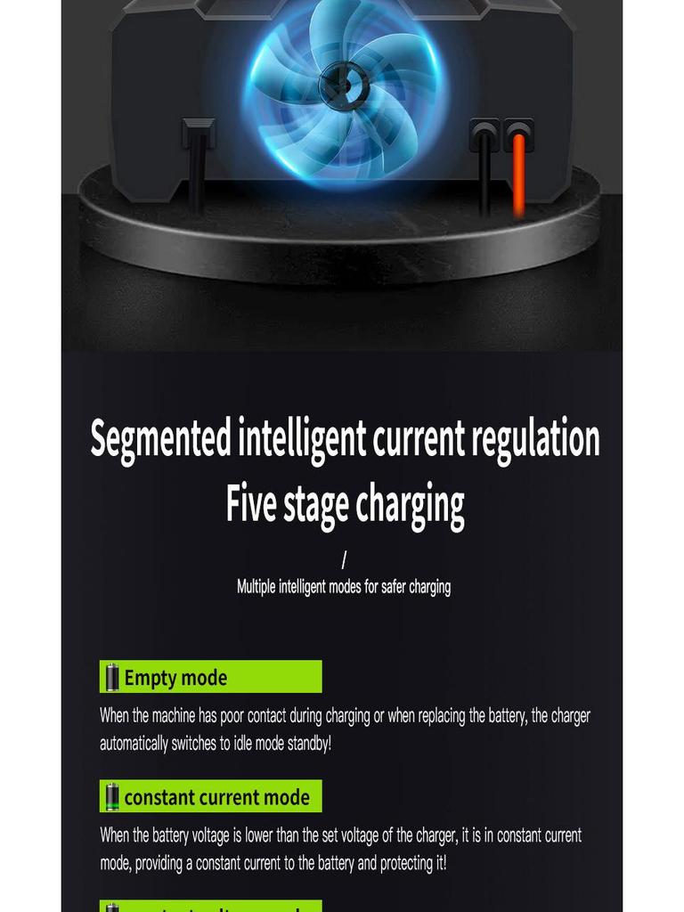 12V/24V High-Power Smart Car Battery Charger with Start-Stop and Universal Compatibility