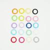24mm Colorful Spring Snap Hook Candy Color Keychain Accessory - Round Ring Buckle