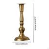 Metal Candle Holder Candelabra Candlestick Stick for Desktop Anniversary
