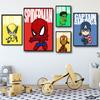 Disney Marvel Poster Super Hero Classic Movie Avengers Cartoon Figure Wall Art Canvas Painting Prints Children's Room Decoration