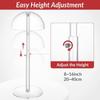 Spherical Top Acrylic Cap Holder With Protective Screw Designs For Hat Preservation Countertop Domed Hat Holder