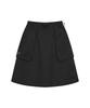 Monday Flow April Banding Skirt_Black