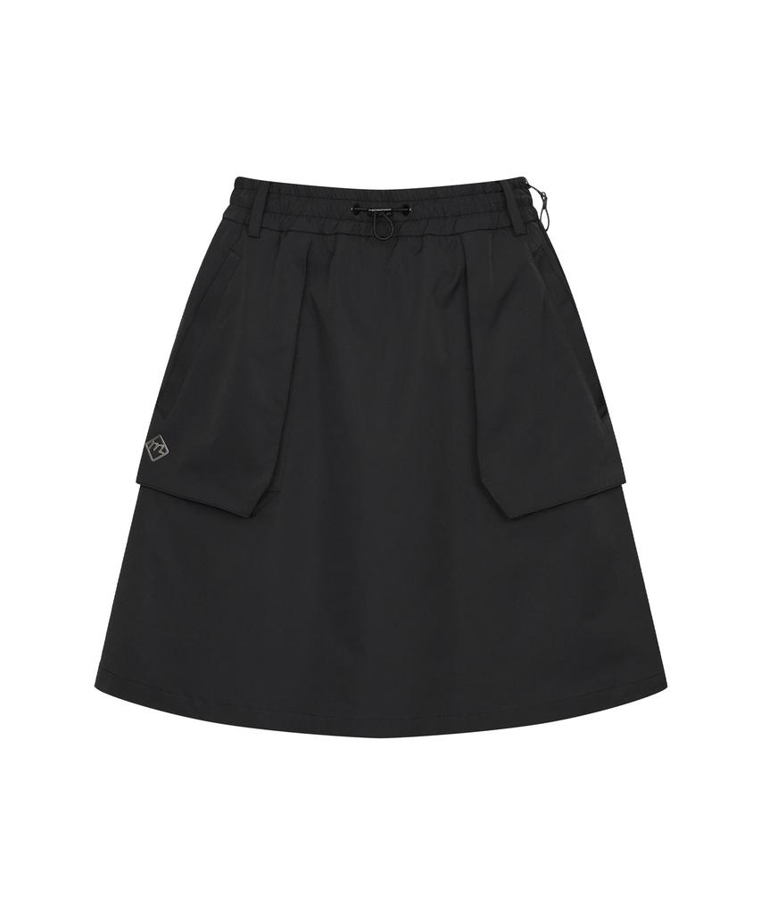 Monday Flow April Banding Skirt_Black