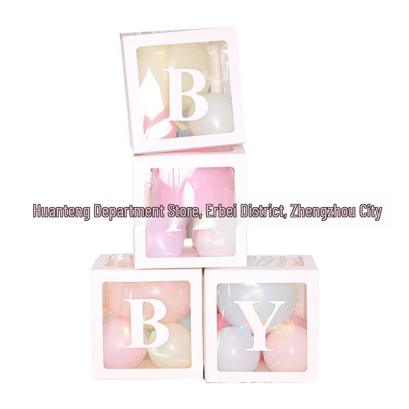 Transparent Balloon Gift Box for Birthday, Proposal, or Party Decoration