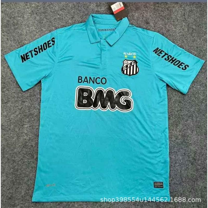 Vintage 2012 Santos Jersey Santos Commemorative Edition Football Jersey No. 11 Neymar Cross-border Brazil Signature Edition