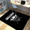 Skull Crossbones Emblem Carpet For Playroom Bedroom Living Room Sofa Home Decorkids Game Area Rug Nonslip Floor Mat