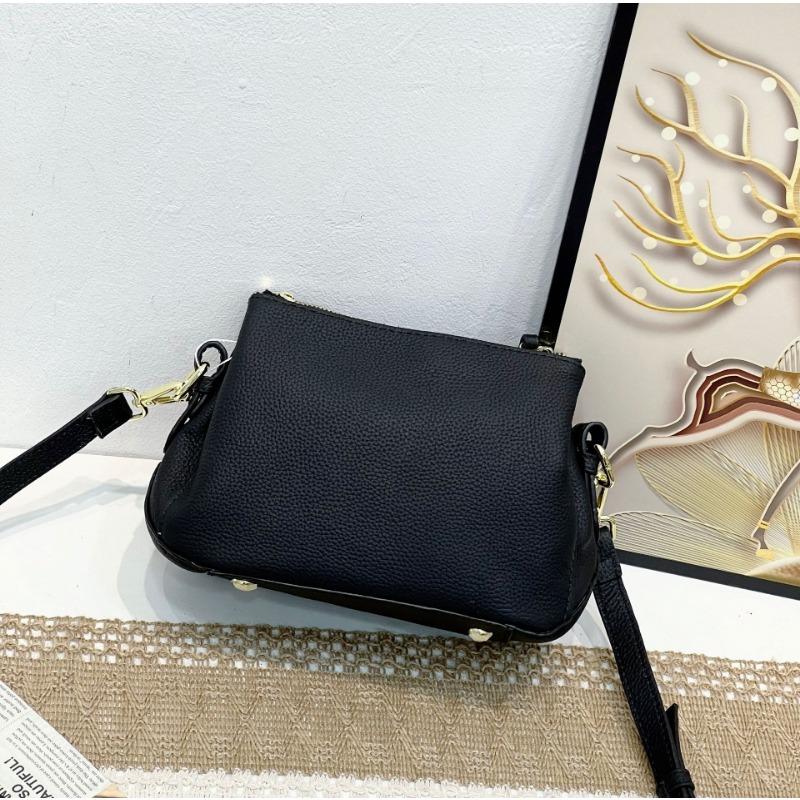 

Fashion Single Shoulder Crossbody Practical Bag Multi-compartment чорний