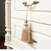 1Pc Goldene Quasten Handwerk Trim Hängenden Seil Seide Fringe Vorhang Dekor Hause Zubehör Wohnzimmer Schmuck DIY Dekorative