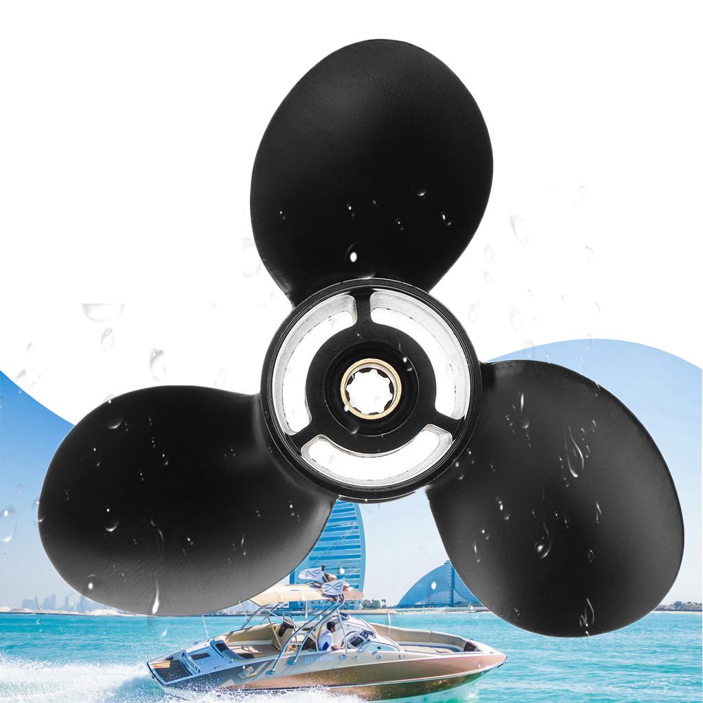 YIYIO Marine Propeller 48-828156A12 Verbesserter Aluminium AuuEnborder Propeller 6/8 15HP für Mercury AuuEnbordmotor 9.9/10 YIYIO Marine Propeller 48-828156A12 Verbesserter Aluminium AuuEnborder Propeller 6/8 15HP für Mercury AuuEnbordmotor 9.9/10