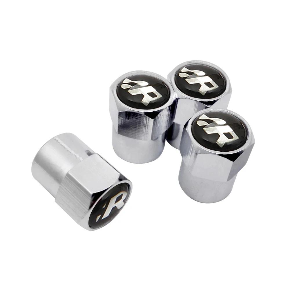 2026 Hot For VW VOLKSWAGEN 4PCS Alloy Car Tire Valve Caps Wheel Stem Covers for Volkswagen R Line GTI Polo Golf 5 6 7 Passat B5