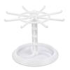 Multi-layer Keychain Hanging Rack Acrylic Material Adjustable Tiers Storage Rack Spinner Display DIY Organizer Jewelry Stand