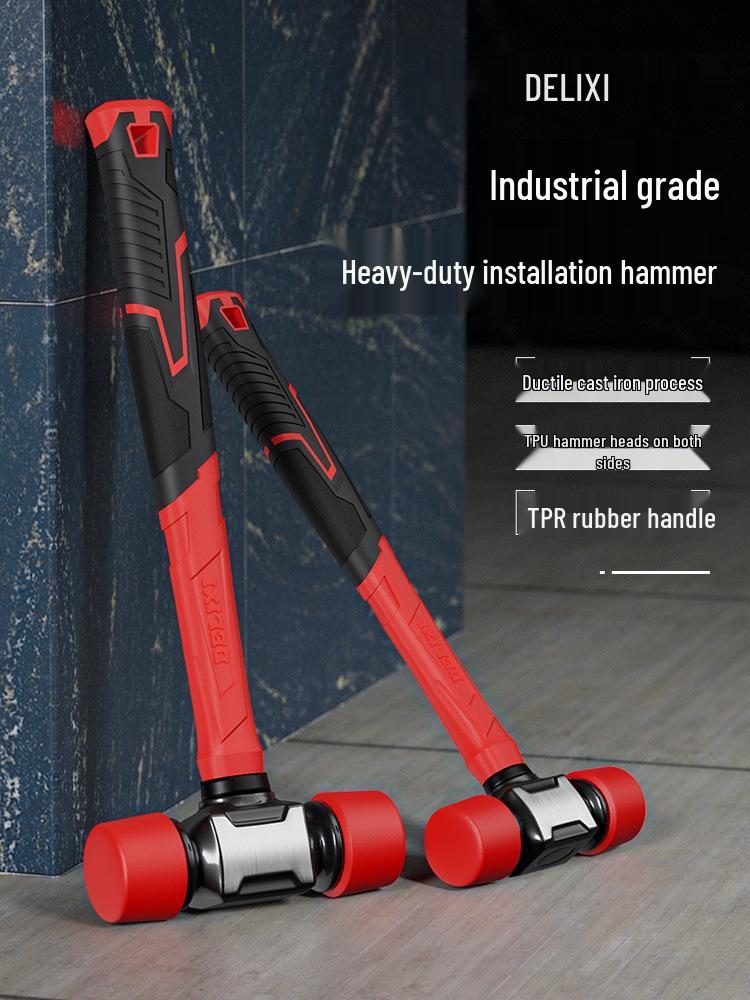 Delixi Solid Rubber Mallet for Tiling Installation
