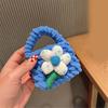 Colorful Crocheted Bag Wireless Headphone Case for Earphone Headphone Storage Wireless Headphone Case Bag Shockproof