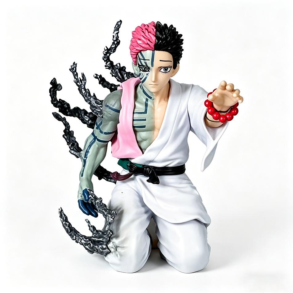 In Stock 14.5cm anime Demon Slayer Akaza Anime Action Figure repent Series PVC Figurine Collectible Model for Kid Fans Toy Gifts