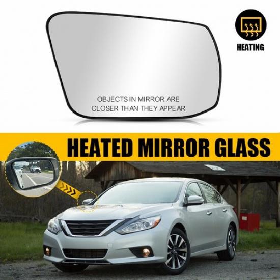 

RH Exterior Side View Door Mirror Glass Heated For 2013-2018 Nissan Altima EXV