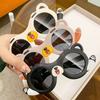 Adorable Creative Cartoon Panda Round Fashion Glasses For Boys Girls Outdoor Sports Party Vacation Travel Supply Photo Prop