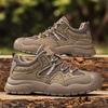 Fashion High Quality Mens Casual Shoes Fashion Comfortable Hiking Shoes Non-slip Sports Shoes Retro Genuine Leather Man Walking Sneakers