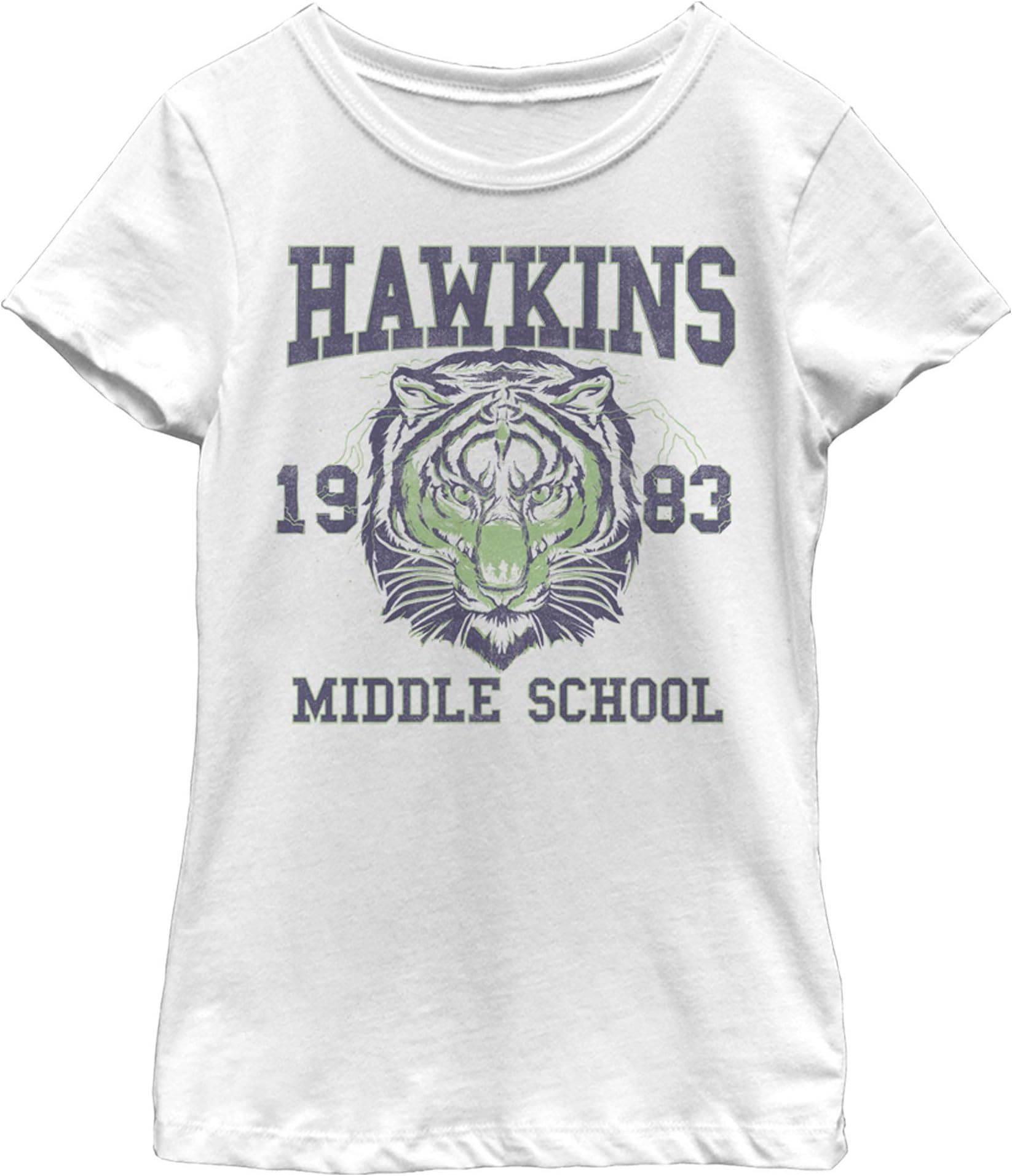 Fifth Sun Girls Stranger Things Tiger Sep Short Sleeve Tee T Shirt 4XL