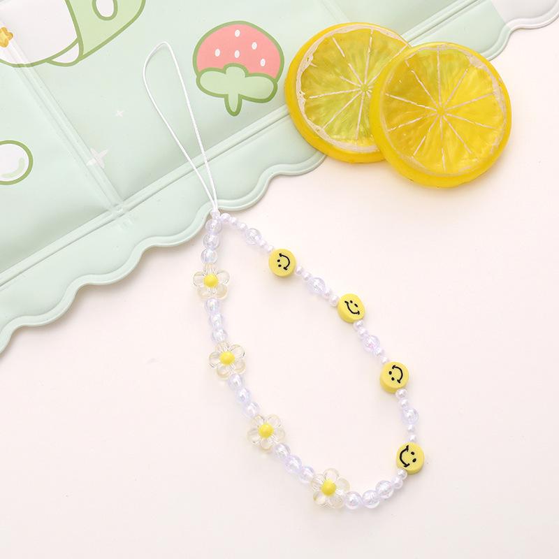 

Handmade Cartoon Bear Beaded Phone Charm Lanyard