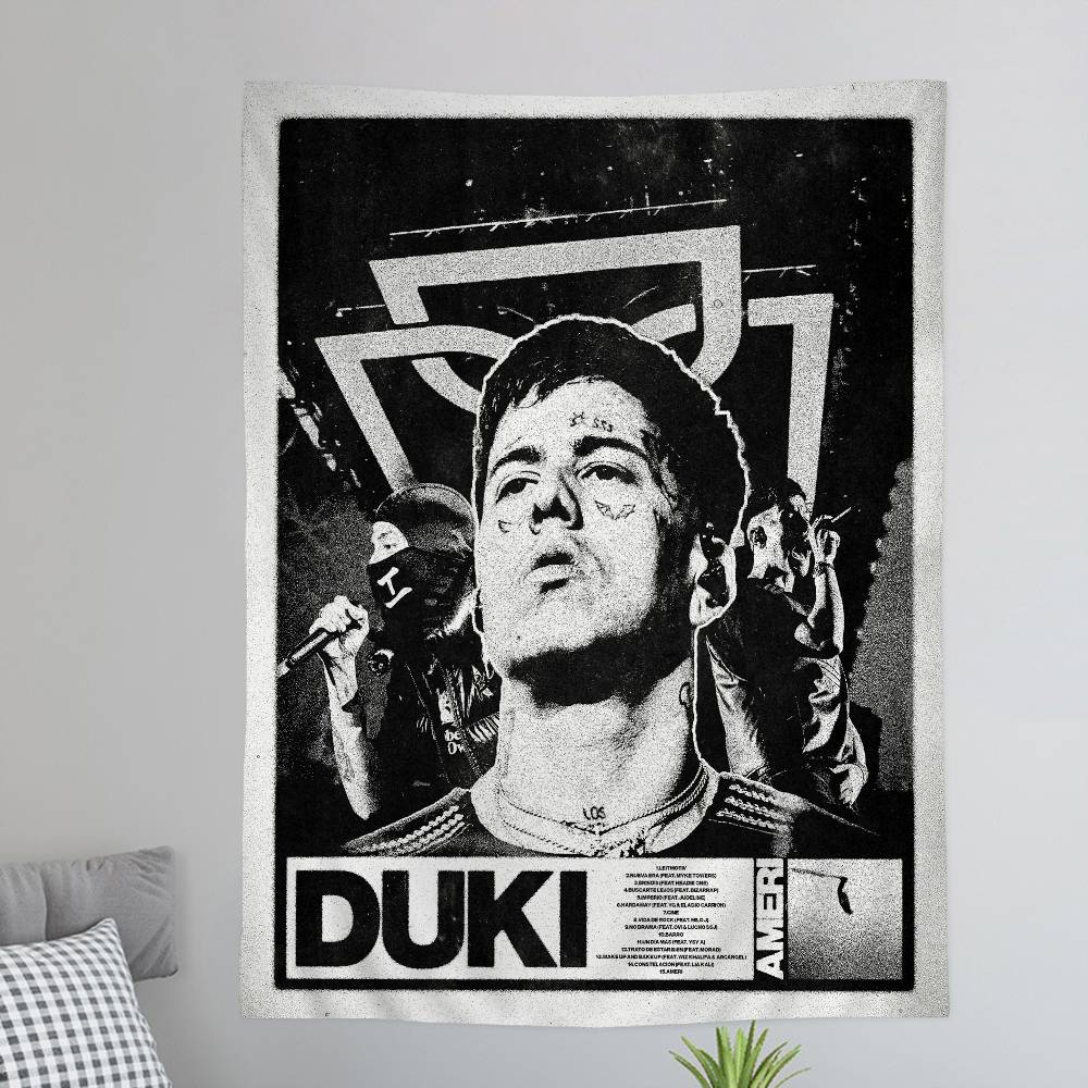 Rapper Duki Hippie Wall Hanging Tapestries Bohemian Wall Tapestries Mandala INS Home Decor