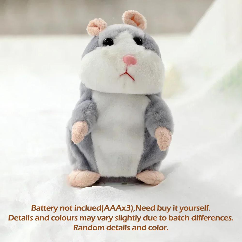 

Non-Toxic Miin Hamster Learn To Imitate Talkingfunny Animal Plush Toy Talking Nod Hamster Doll Soothing Crying Baby Toy Kids Gift