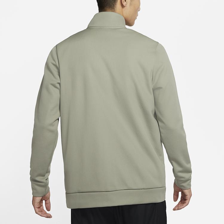 Nike Therma Running Training Fitness Sports Stand Collar Jacket Men Jackets Light-Army-Green CZ7394-320